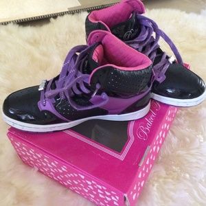 ⌛️Pastry High Top Glam Tennis Shoes