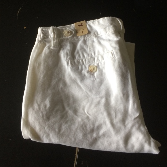 White Hollister Capris