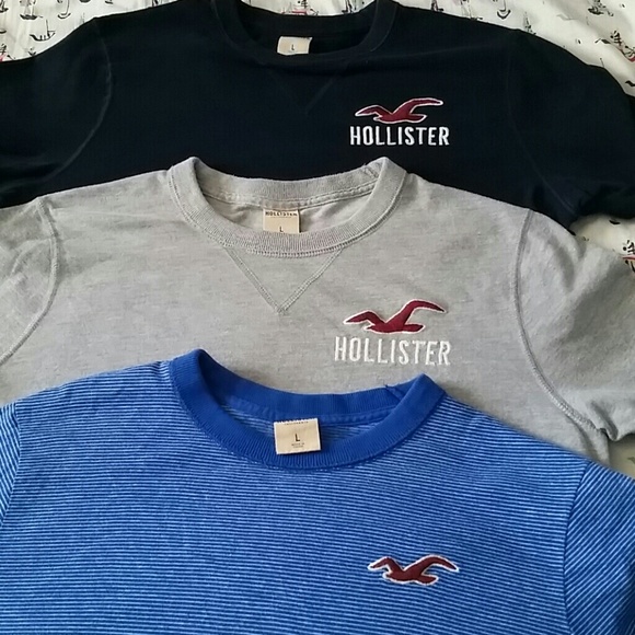 6 Hollister & Abercrombie shirts