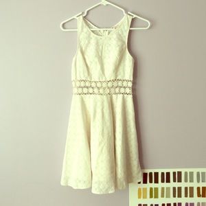 Free people daisy waist lace skater dress