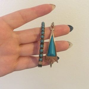 Turquoise bangle set