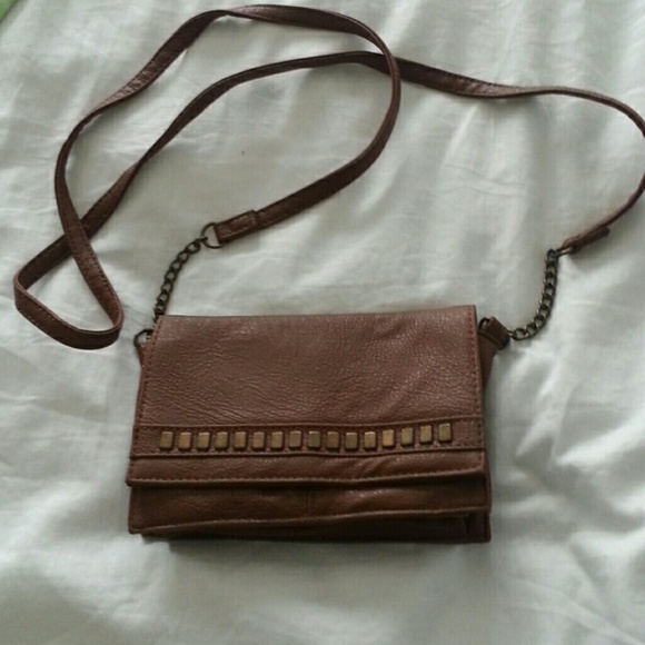 Brown crossbody purse