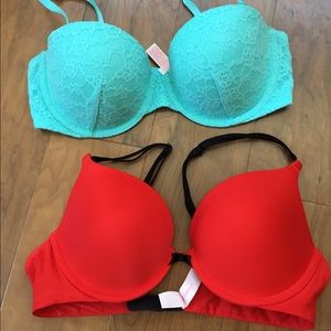 Victoria's Secret Bras 36B - like new push up