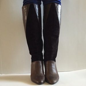 Brown Gianni Bini Knee High Boot