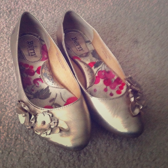 Gold Born Flats