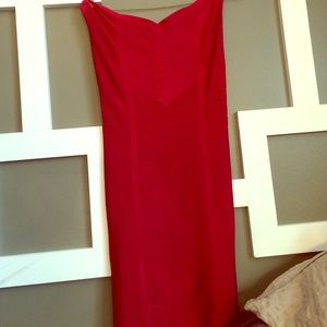 SEXY RED BEBE BODYCON DRESS