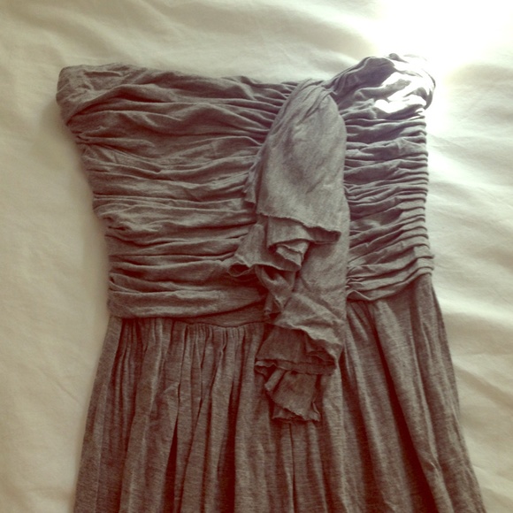 Really comfy mid calf grey dress