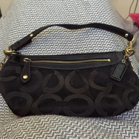 Authentic Black Coach Purse