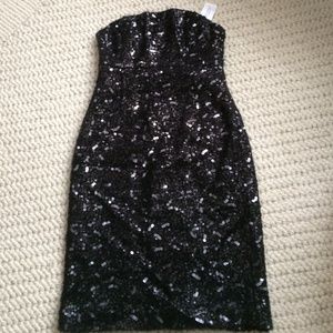 Black sequined Banana Republic dress. Never worn.