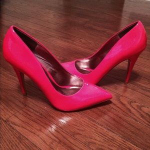Hot pink heels