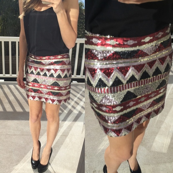 Dresses & Skirts - Beautiful Printed Sequin Skirt
