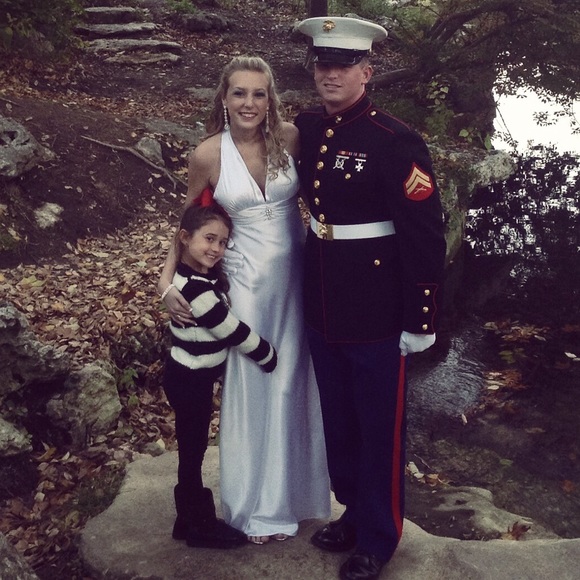 formal white dress - Picture 4 of 4