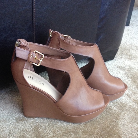Brown Guess Wedges