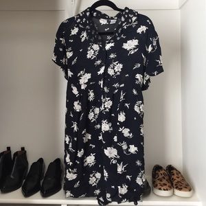 Vintage floral romper