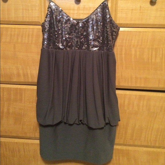 Grey Sequin Dress