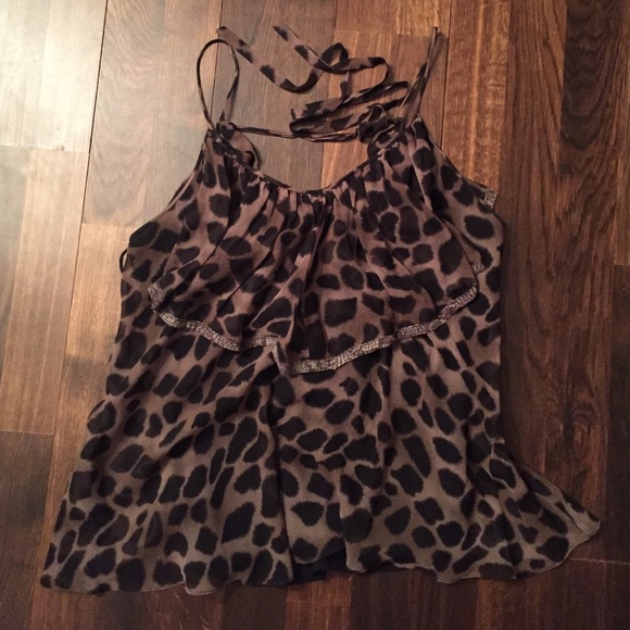 Rebecca Taylor Leopard Top