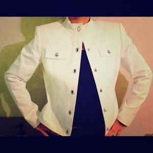 Michael Kors white jacket size S