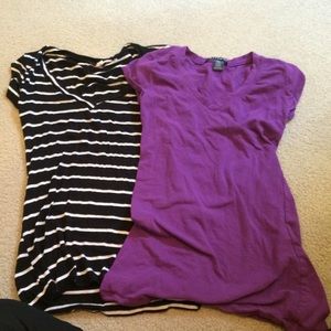 Two v-necks