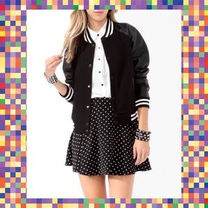 Black baseball jacket