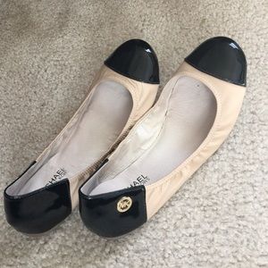 Michael Kors Cap Toe Flats 8.5