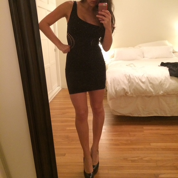 Bebe Starburst Solo Dress