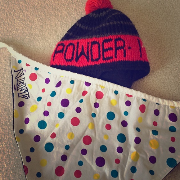 Bundle with ski hat and face cover