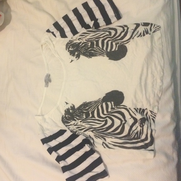 Zebra crop top