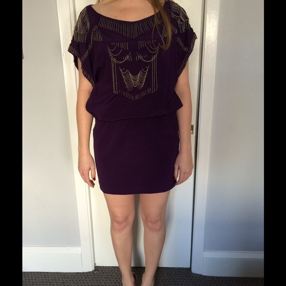 Nicole Miller silk blouson top dress