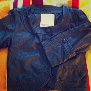 Vegan leather jacket