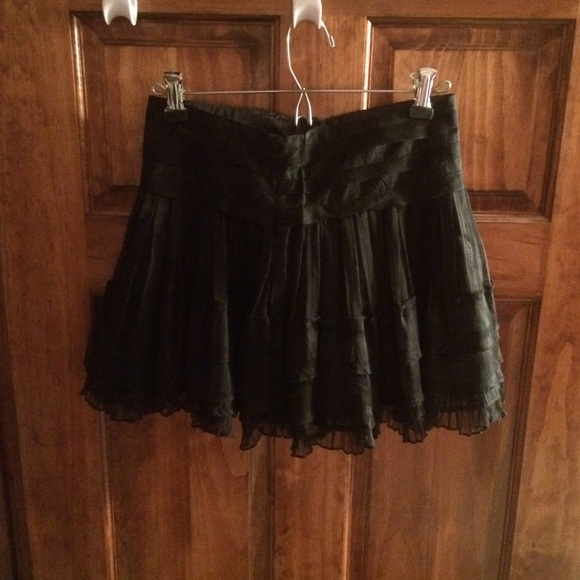 Aqua Black mini skirt