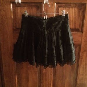 Aqua Black mini skirt