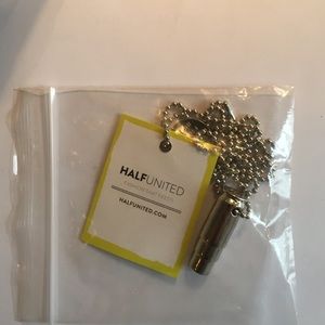 Half United Necklace ( recycled bullet)