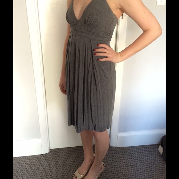 Nicole Miller Grey halter dress