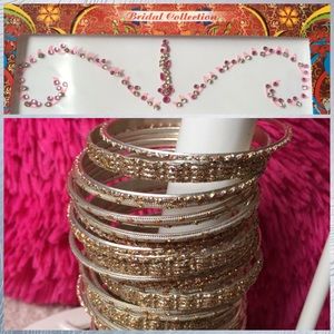 ✨ Bindi and 47 bangles - amazing jewelry package!