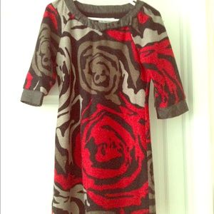 Floral wool Chloe dress