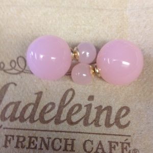 Double sided Baby  ️️Pink Tribal Earrings