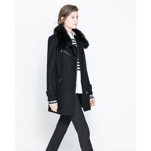 zara rain mac