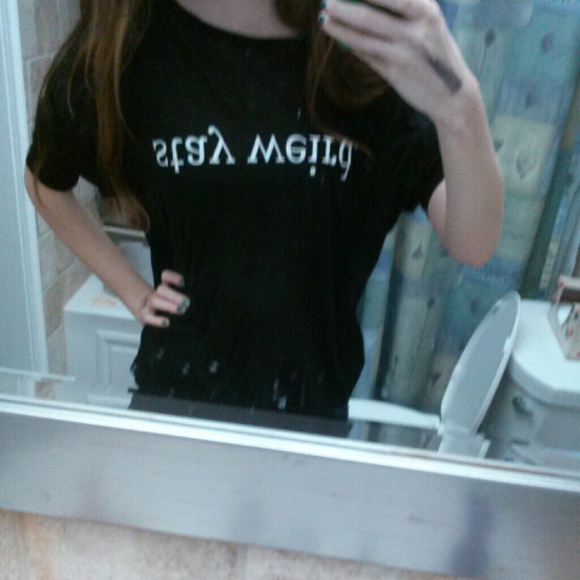 Brandy Melville Tops Brandy Melville Stay Weird Long Sleeve Poshmark