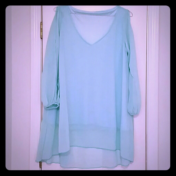 Sheer Dress/Oversized Shirt M/L