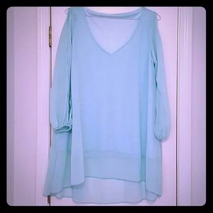 Sheer Dress/Oversized Shirt M/L