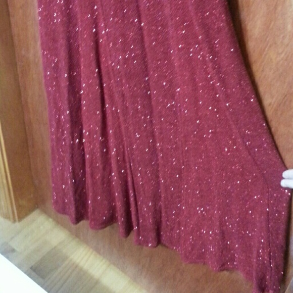 Sparkly Red Prom Dress - Picture 3 of 4