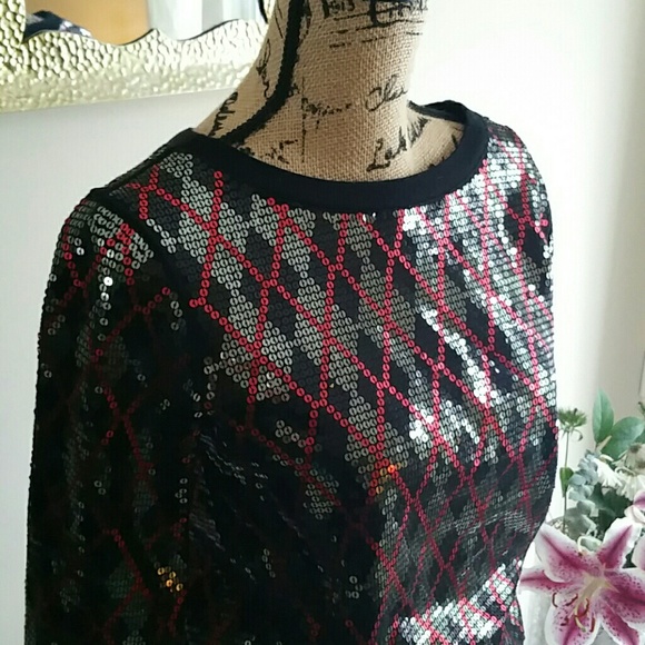 EXPRESS sequin argyle sweater!!!!