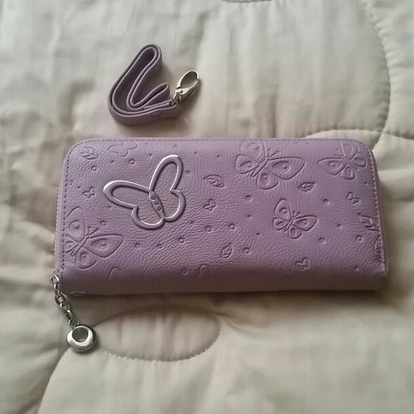 Zip Around Wallet - Mauve Color