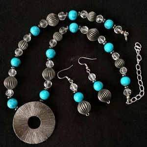 Platinum & Turquoise