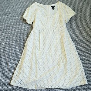 Boho White Baby Doll H&M Dress