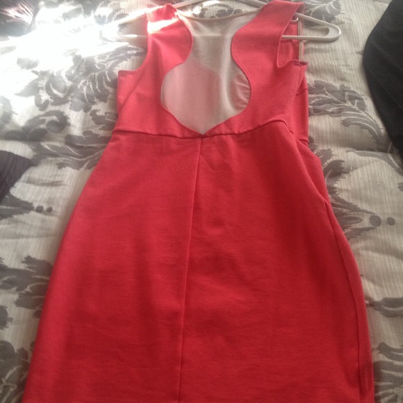 Peach dress