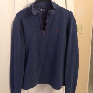 Men's Polo zip front pullover