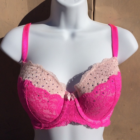 Sold- SET! Victoria's Secret Swavorski Crystal Demi Panty Set Barbie-core - Picture 4 of 10