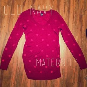 Old Navy Maternity polka dot sweater