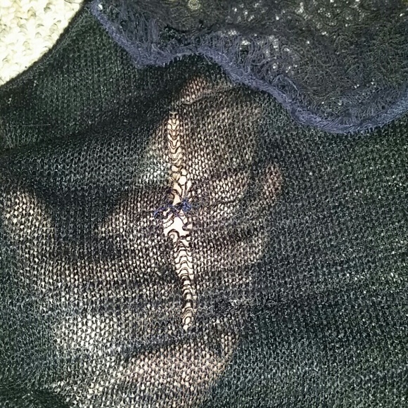 Free People Black Crochet Tank - Picture 3 of 4